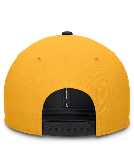 Nike Yellow Pittsburgh Pirates City Connect Pro Dri-fit Mlb Adjustable Hat for men