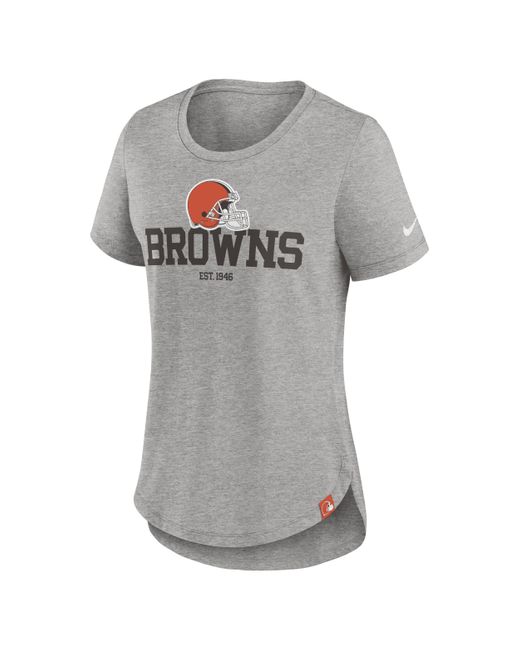Nike Gray Cleveland Browns Nfl T-shirt