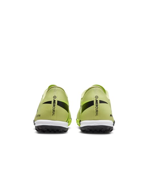 Nike Green Mercurial Vapor 16 Academy Turf Low-Top Football Shoes for men