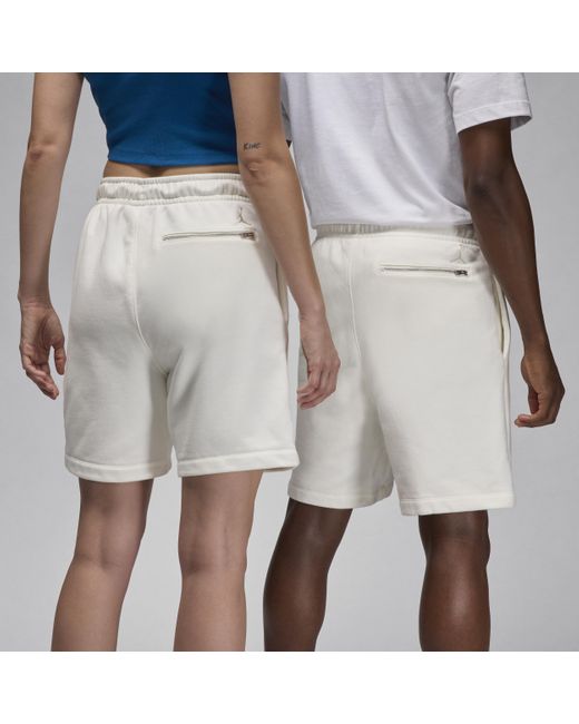 Shorts in fleece air jordan wordmark di Nike in White da Uomo