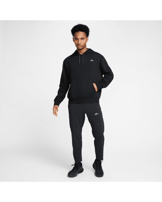 Nike Black Trail Magic Hour Dri-Fit Running Hoodie for men