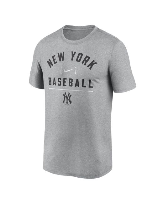 Nike Gray Chicago White Sox Arch Baseball Stack Dri-fit Mlb T-shirt for men