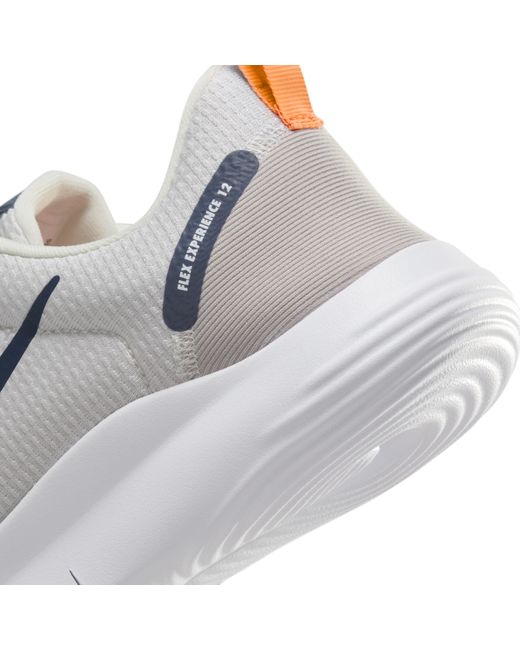 Nike White Flex Experience Run 12 Road Running Shoes for men