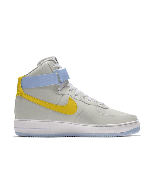 Nike Air Force 1 High By You Custom Shoes in Grey Lyst UK