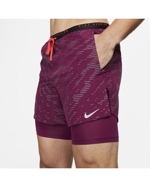Nike Synthetic Dri-fit Run Division Flex Stride 2-in-1 5