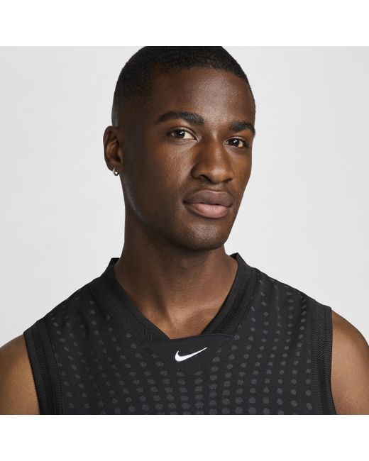 Nike Black Dri-fit Adv Basketball Jersey Polyester for men