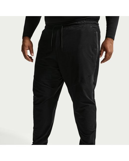 Nike Black Tech Dri-Fit Shori Knit Pants for men
