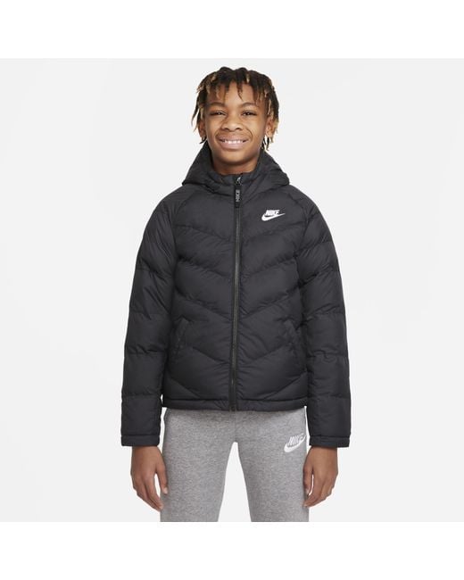 Nike Sportswear Older Kids' Synthetic-fill Jacket Black - Lyst
