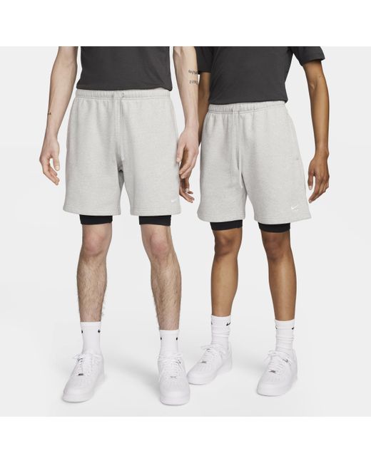 Nike X Mmw 3-in-1 Shorts in het White voor heren