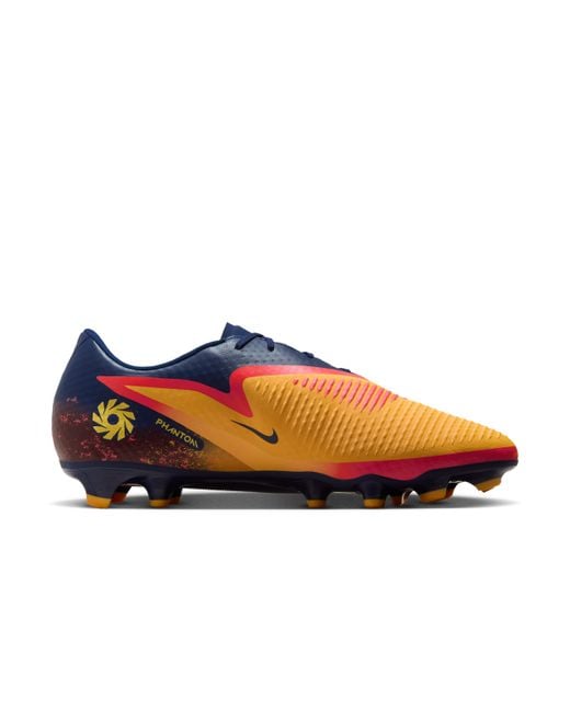 Nike Blue Phantom 6 Low Academy "Erling Haaland" Multi-Ground Soccer Cleats for men