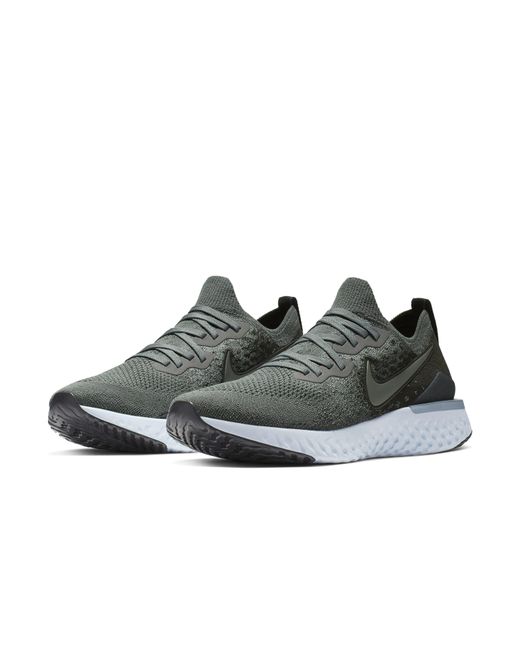 Nike Epic React Flyknit 2 Running Shoe in Green for Men | Lyst UK
