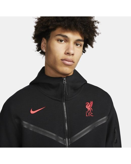 liverpool tech pack hoodie black
