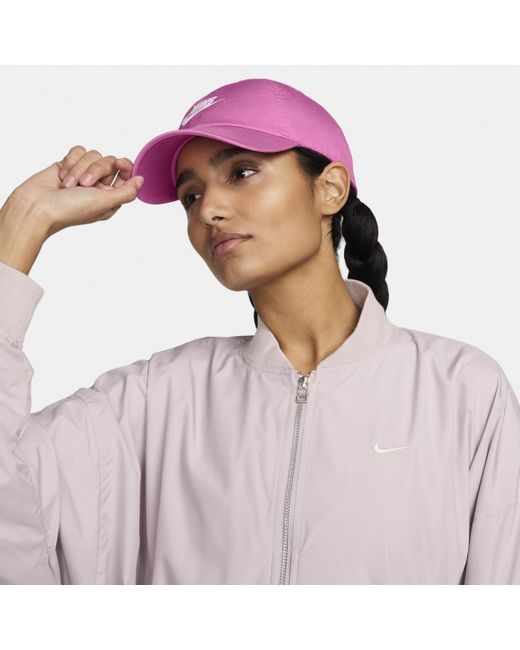 Nike Pink Club Unstructured Futura Wash Cap
