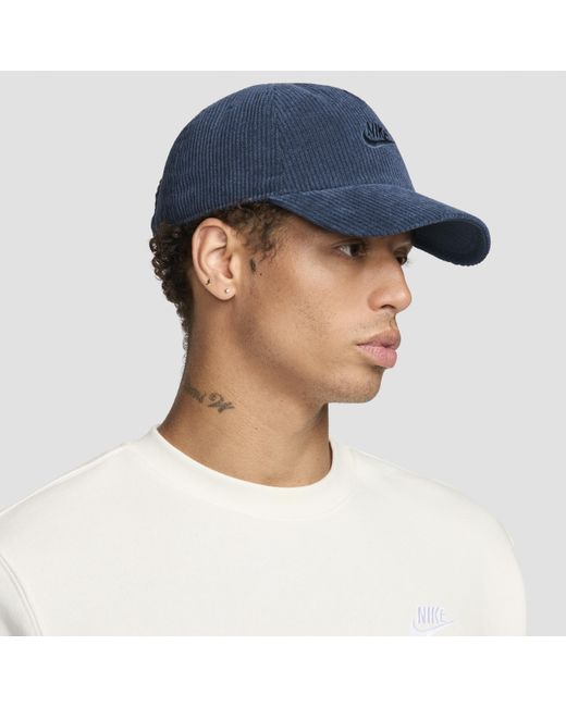 Nike Blue Club Unstructured Corduroy Cap