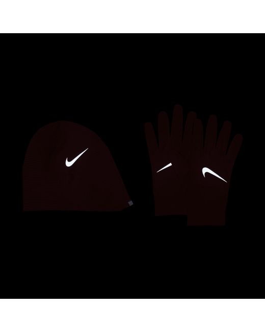 Nike Essential Running Hat And Glove Set in Red for Men Lyst