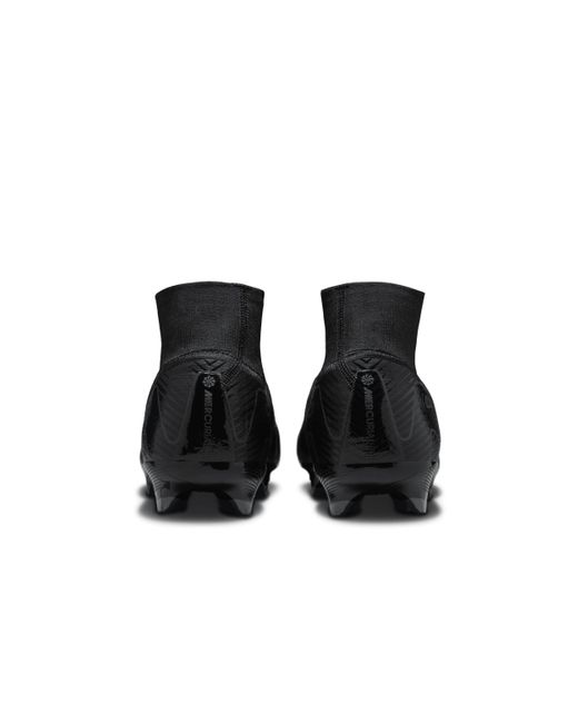 Nike Black Mercurial Superfly 10 Pro Fg High-Top Soccer Cleats for men