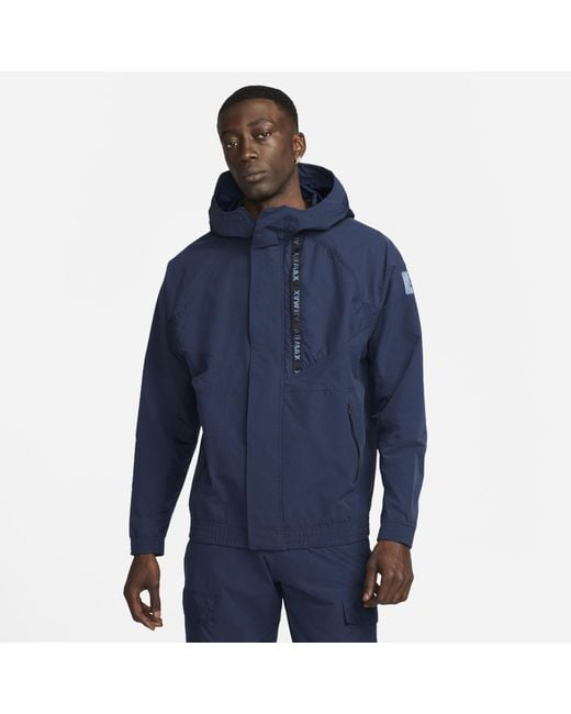 Nike Air Max Woven Jacket Blue for Men | Lyst UK