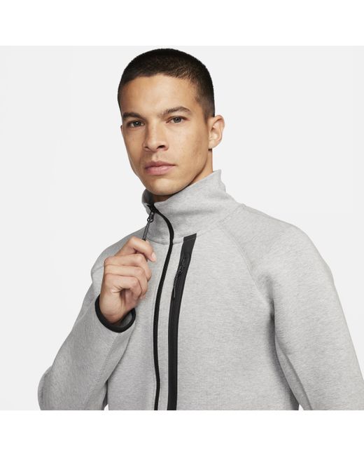 Nike Sportswear Tech Fleece Og Slim-fit Jacket in Gray for Men | Lyst