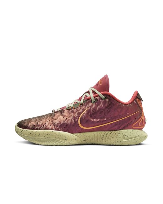 Nike Brown Lebron Xxi "queen Conch" Basketball Shoes for men