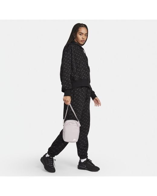 Nike Black Heritage Crossbody Bag (4l)