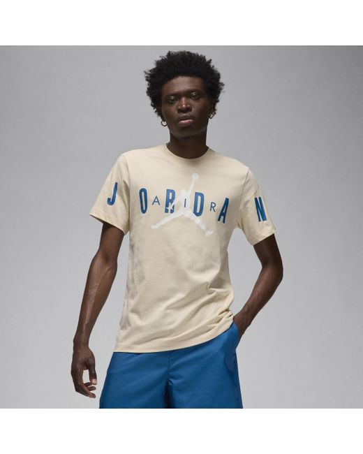 Nike Natural Jordan Air Stretch T-shirt Cotton for men