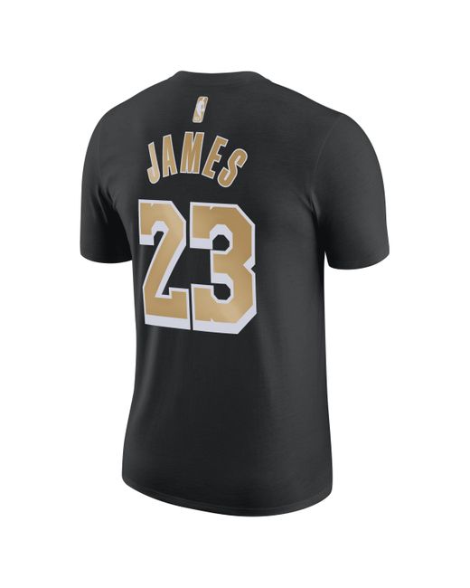 Nike Black Lebron James Select Series Nba T-shirt Cotton for men