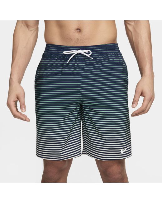 Nike Blue Swim 9" Volley Shorts for men