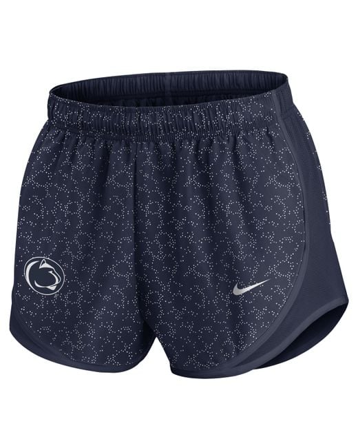 Nike Blue Penn State Pattern Tempo College Dri-Fit Shorts
