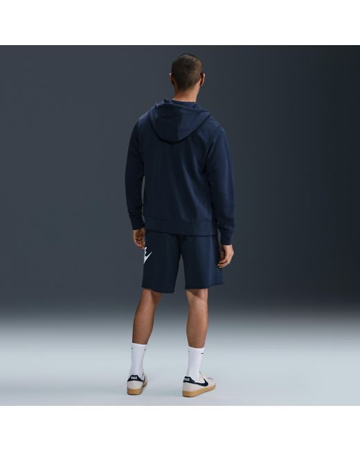 Nike Blue Club French Terry Alumni Shorts for men