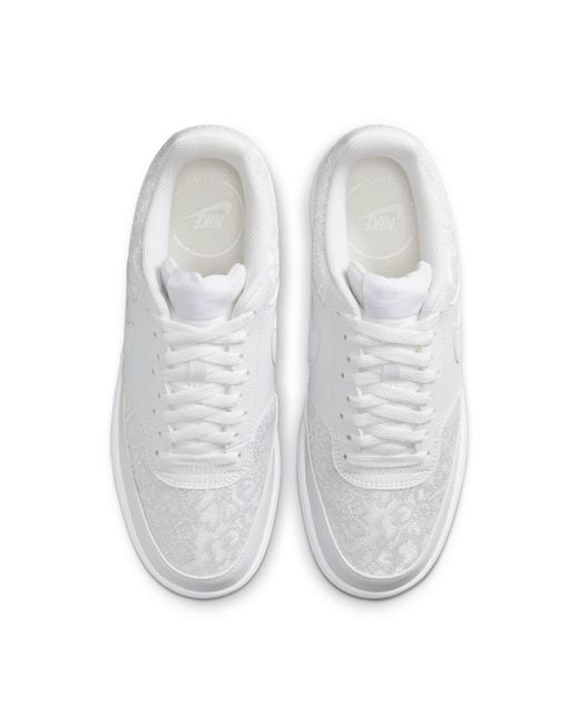 Nike White Court Vision Low Shoes