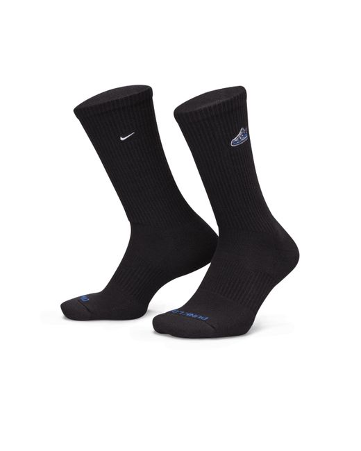 Nike Black Everyday Plus Cushioned Crew Socks (1 Pair)