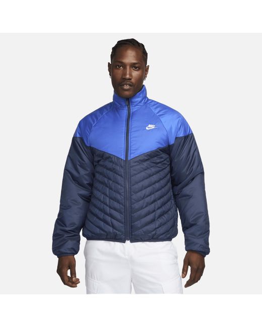 Nike Sportswear Windrunner Therma-fit Water-resistant Puffer Jacket 50%  Recycled Polyester in Blue for Men | Lyst UK