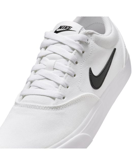 Nike White Charge Canvas Shoes