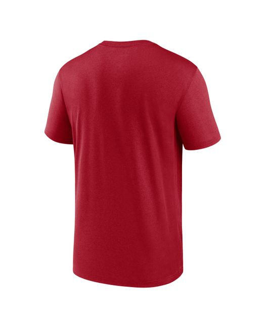 Nike Red Cleveland Guardians Knockout Legend Dri-fit Mlb T-shirt for men