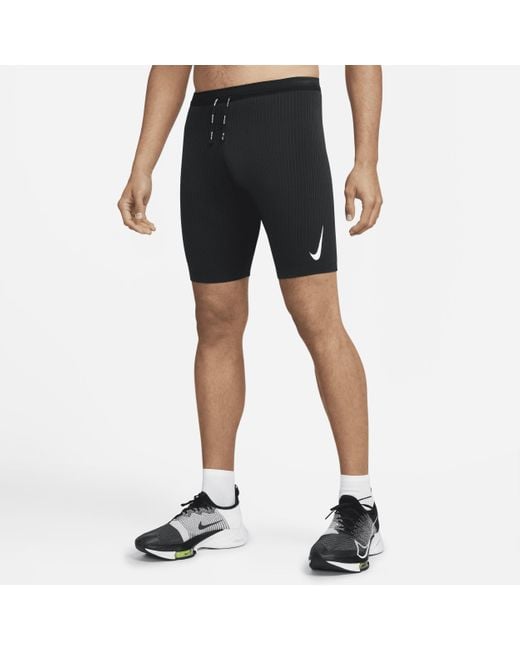 Nike Blue Dri-fit Adv Aeroswift 1/2-length Racing Tights 50% Recycled Polyester for men