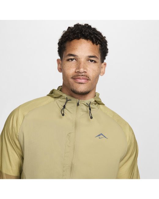Nike Green Trail Aireez Running Jacket for men