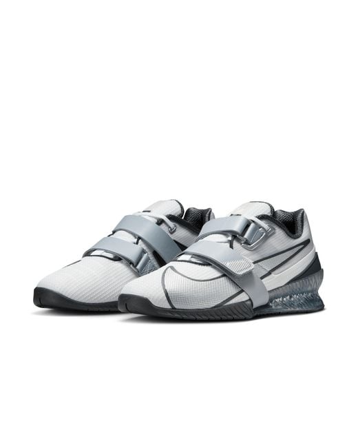 Nike Gray Romaleos 4 Weightlifting Shoes for men
