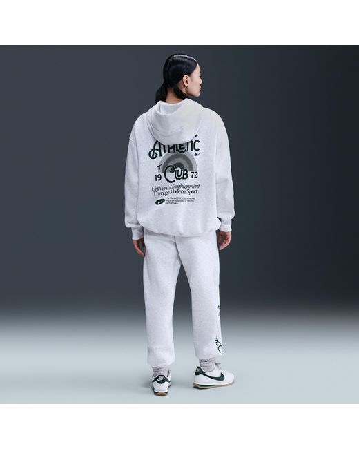 Nike Blue Sportswear Phoenix Fleece Oversized Pullover Hoodie