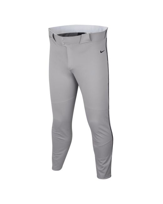 Nike Vapor Select Baseball Pants In Grey, in Gray for Men Lyst