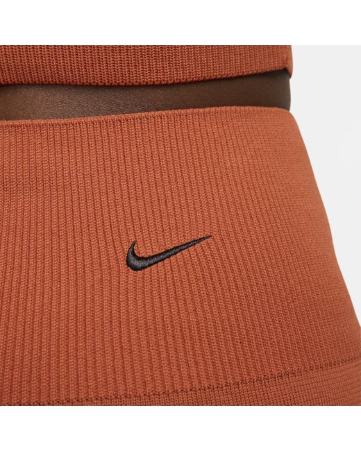 Nike Sportswear Chill Knit Tight High-waisted Sweater Flared Pants