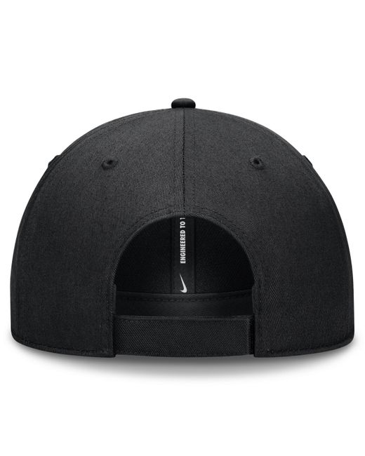 Nike Black Pittsburgh Pirates Evergreen Club Dri-fit Mlb Adjustable Hat for men
