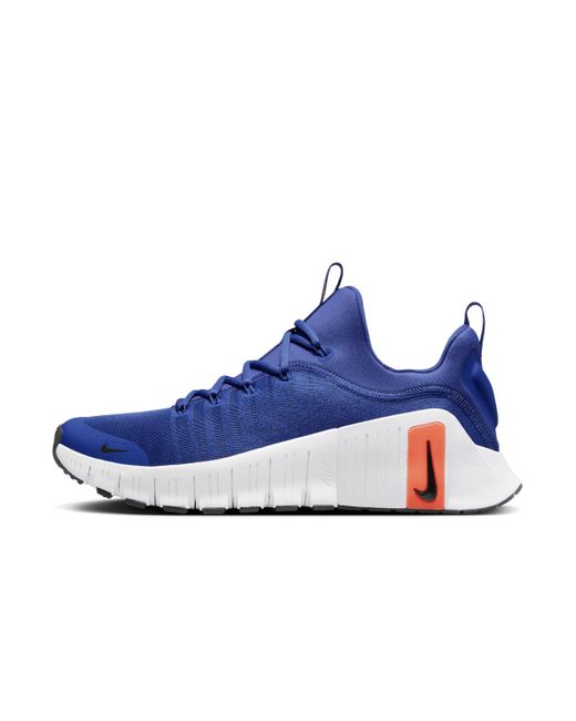 Nike Blue Free Metcon 6 Workout Shoes for men