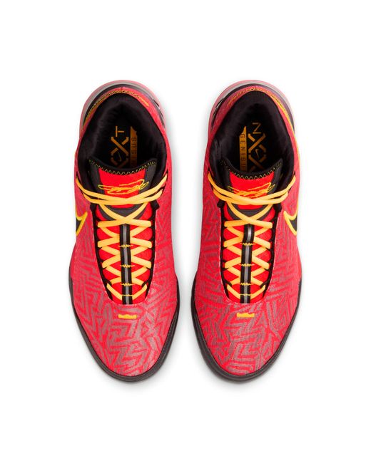 Nike Red Lebron Nxxt Genisus Basketball Shoes for men