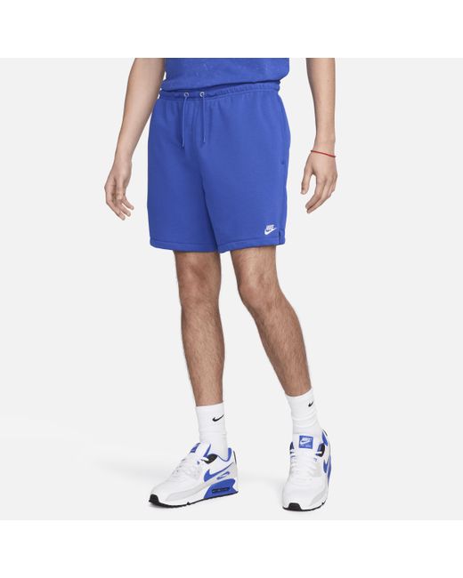 Nike Blue 'Club French Terry Flow Shorts for men