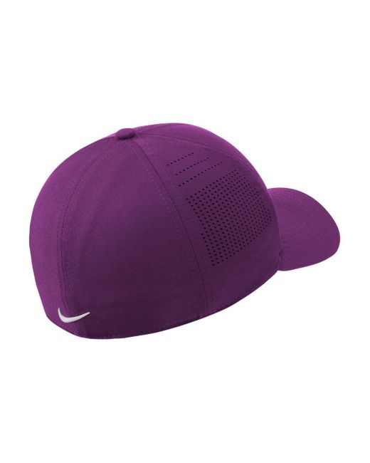 Nike Purple Aerobill Classic99 Golf Hat for men
