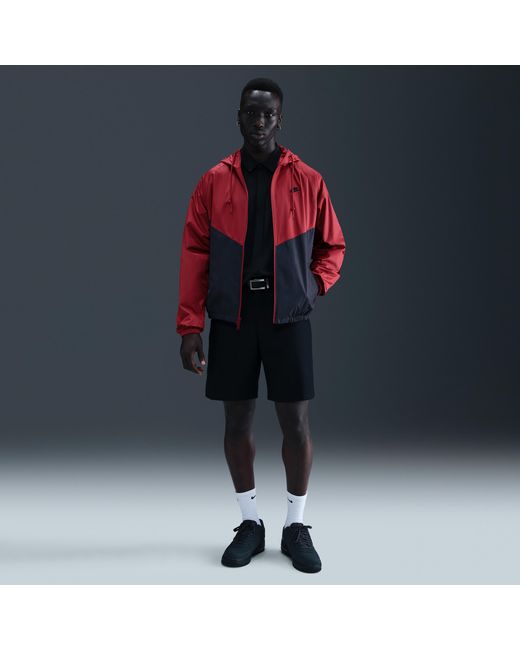 Nike Red Windrunner Lined Jacket for men