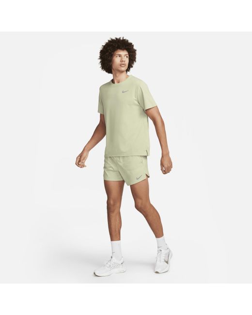 Nike Stride Dri-fit 5 2-in-1 Running Shorts in Natural for Men