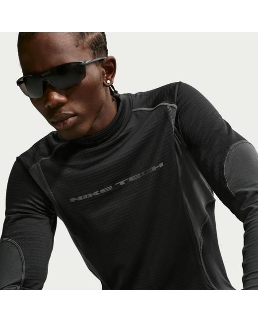 Nike Blue Tech Base Layer Long-Sleeve Top for men