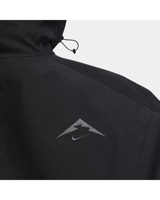 Nike Black Trail Gore-tex Infiniumtm Trail Running Jacket 50% Recycled Polyester