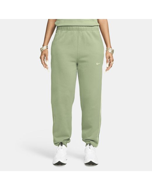Nike Green Nocta Fleece Pants for men